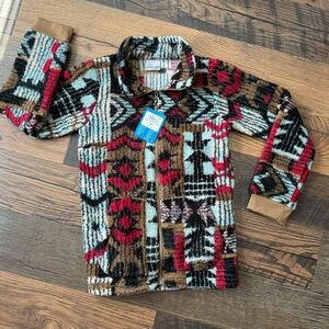 🌟Columbia Geometric Fleece Zip Sweater🌟